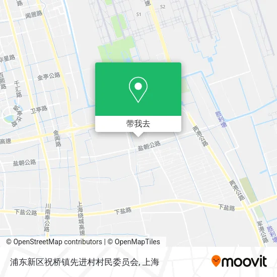 浦东新区祝桥镇先进村村民委员会地图