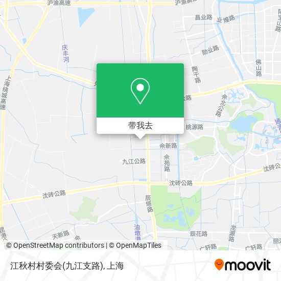 江秋村村委会(九江支路)地图