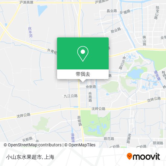 小山东水果超市地图