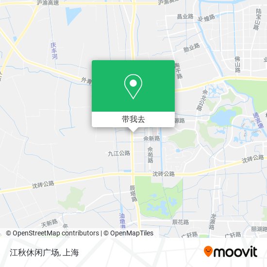 江秋休闲广场地图