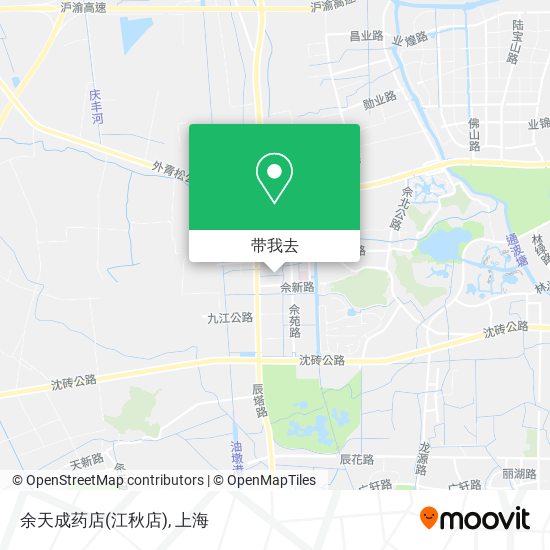 余天成药店(江秋店)地图
