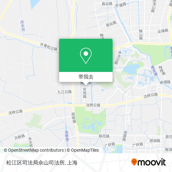 松江区司法局佘山司法所地图