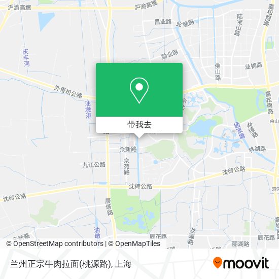 兰州正宗牛肉拉面(桃源路)地图