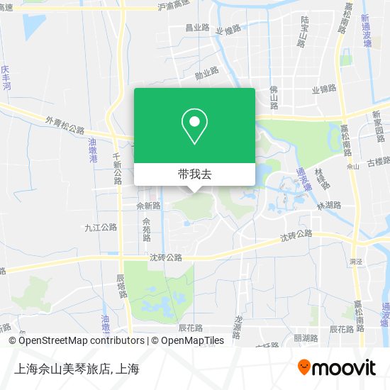 上海佘山美琴旅店地图