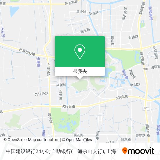 中国建设银行24小时自助银行(上海佘山支行)地图