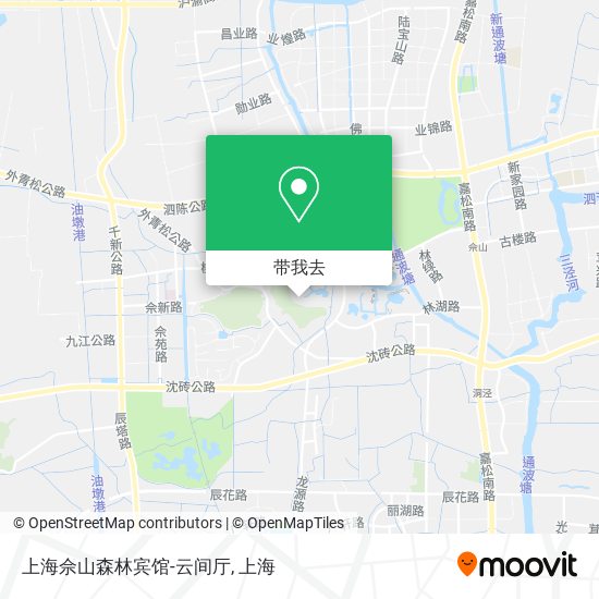 上海佘山森林宾馆-云间厅地图