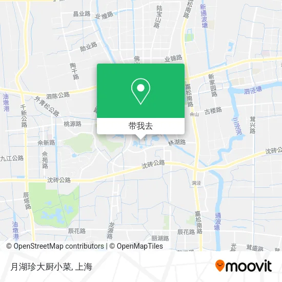 月湖珍大厨小菜地图