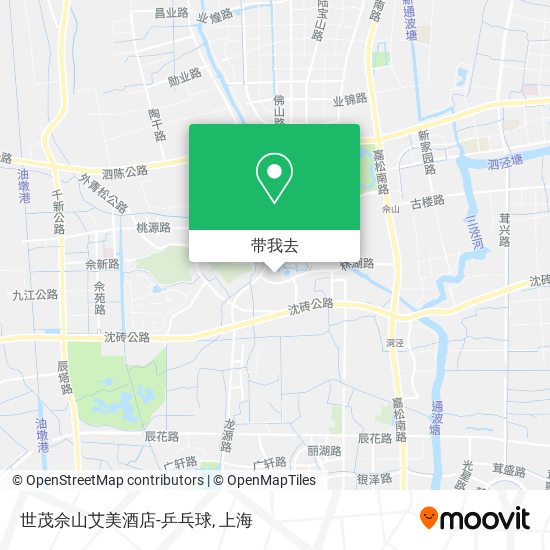 世茂佘山艾美酒店-乒乓球地图