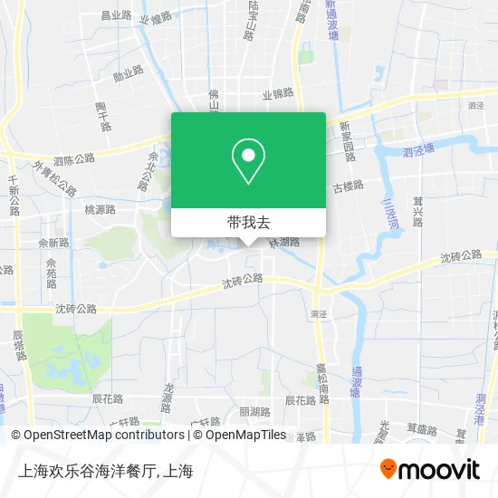 上海欢乐谷海洋餐厅地图