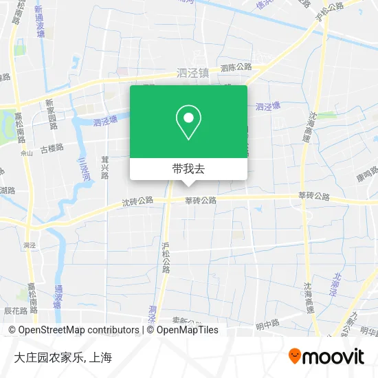 大庄园农家乐地图