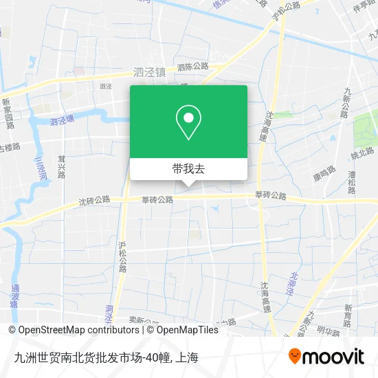 九洲世贸南北货批发市场-40幢地图