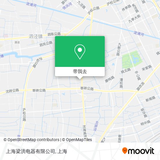 上海梁洪电器有限公司地图