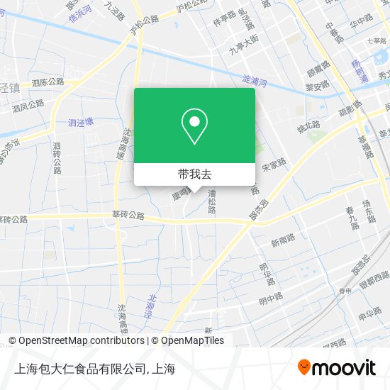 上海包大仁食品有限公司地图