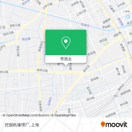 挖掘机修理厂地图