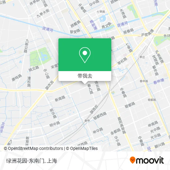 绿洲花园-东南门地图