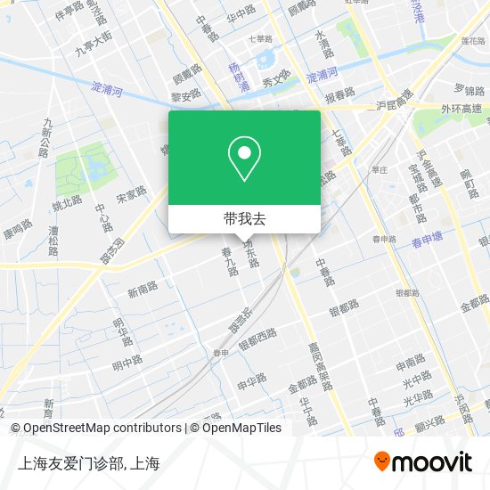 上海友爱门诊部地图