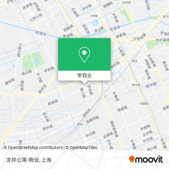 龙祥公寓-商业地图