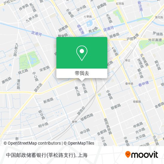 中国邮政储蓄银行(莘松路支行)地图
