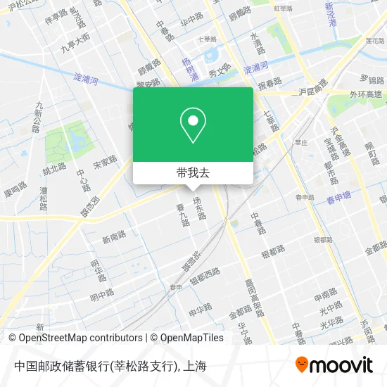 中国邮政储蓄银行(莘松路支行)地图