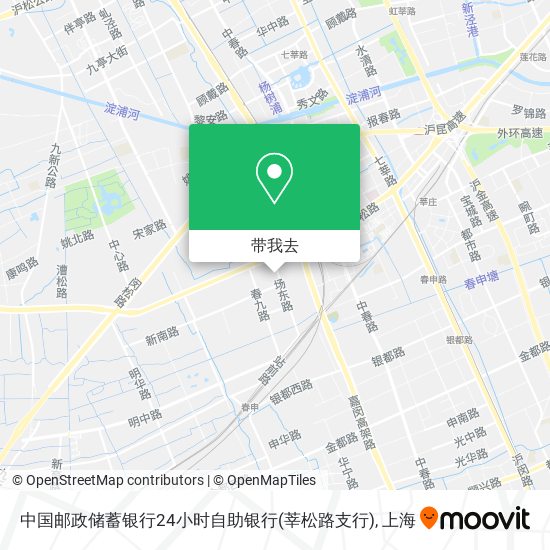 中国邮政储蓄银行24小时自助银行(莘松路支行)地图