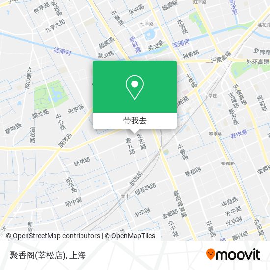 聚香阁(莘松店)地图