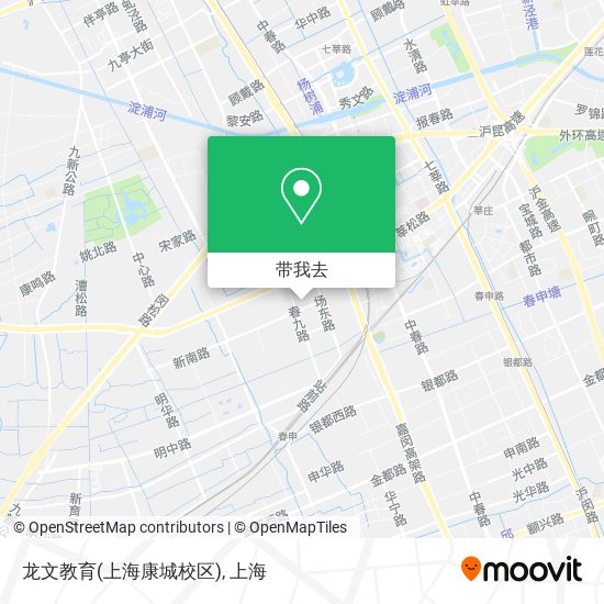 龙文教育(上海康城校区)地图