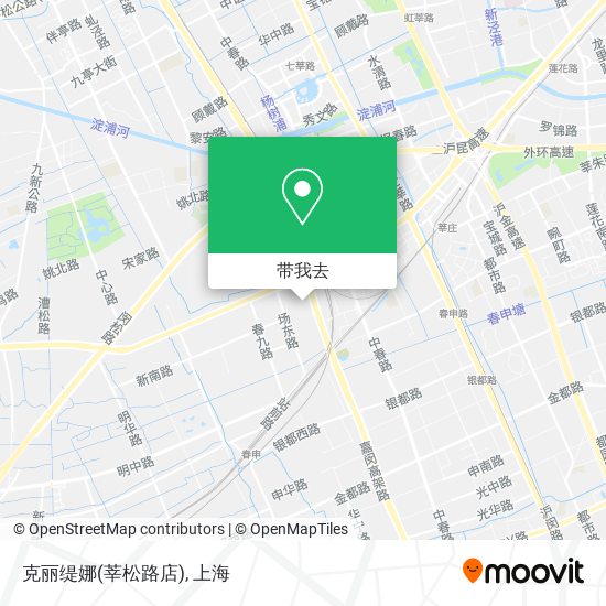 克丽缇娜(莘松路店)地图