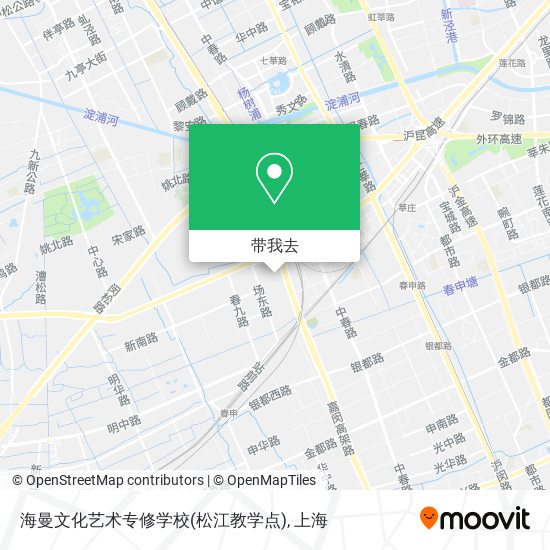 海曼文化艺术专修学校(松江教学点)地图