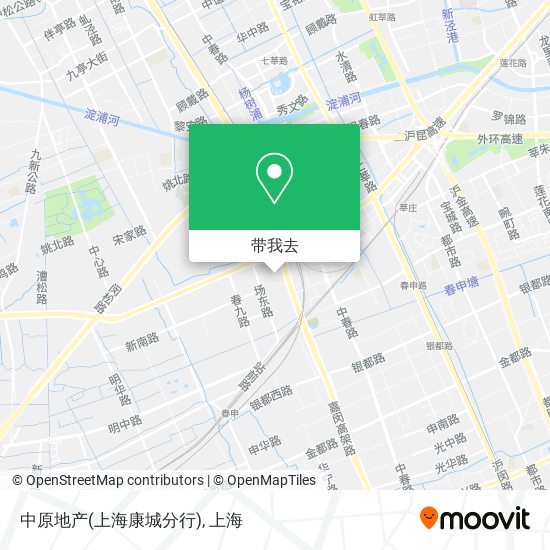 中原地产(上海康城分行)地图