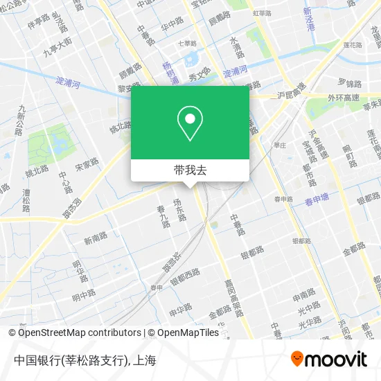 中国银行(莘松路支行)地图
