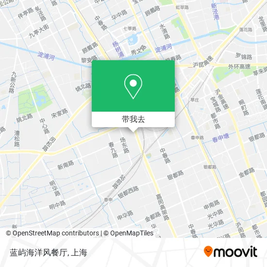 蓝屿海洋风餐厅地图