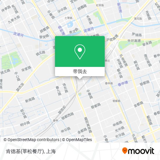 肯德基(莘松餐厅)地图