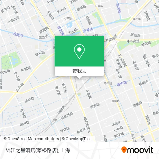 锦江之星酒店(莘松路店)地图