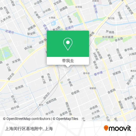 上海闵行区基地附中地图