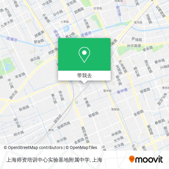 上海师资培训中心实验基地附属中学地图