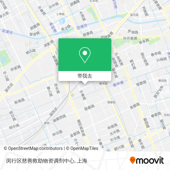 闵行区慈善救助物资调剂中心地图