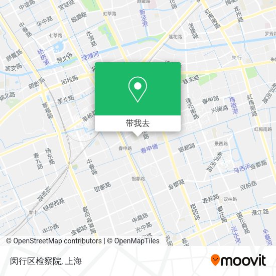 闵行区检察院地图
