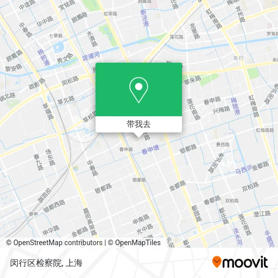 闵行区检察院地图
