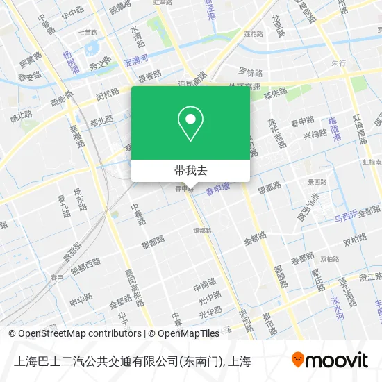 上海巴士二汽公共交通有限公司(东南门)地图