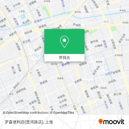 罗森便利店(普洱路店)地图
