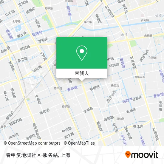 春申复地城社区-服务站地图