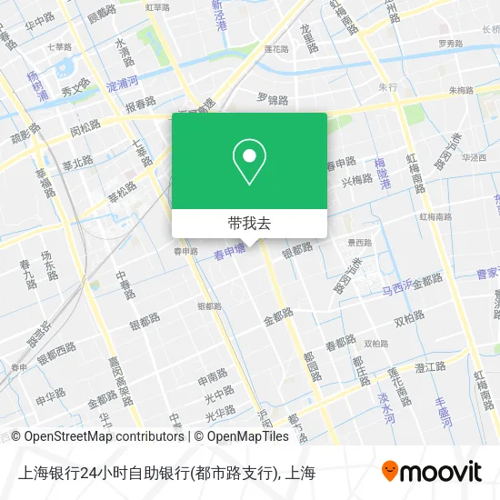 上海银行24小时自助银行(都市路支行)地图