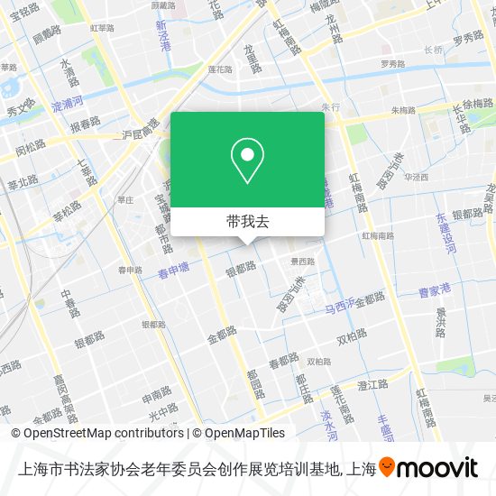 上海市书法家协会老年委员会创作展览培训基地地图