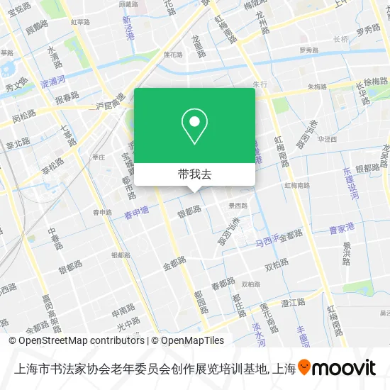 上海市书法家协会老年委员会创作展览培训基地地图