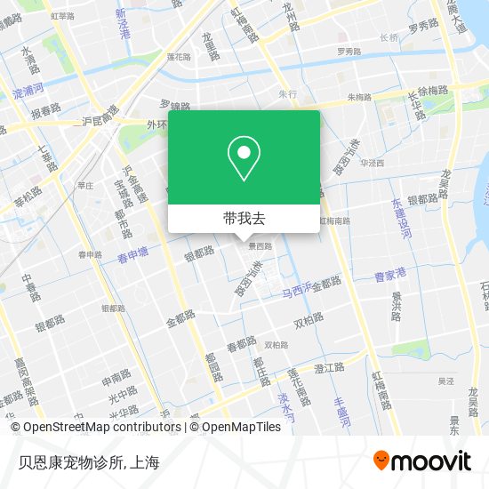 贝恩康宠物诊所地图