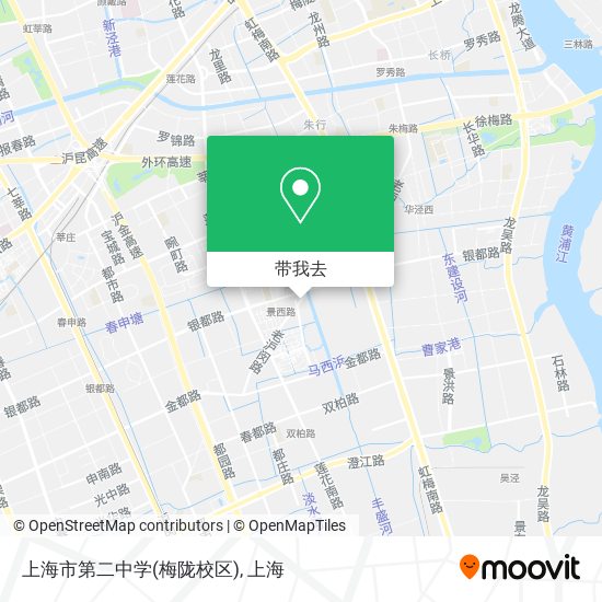 上海市第二中学(梅陇校区)地图