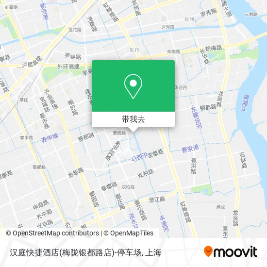 汉庭快捷酒店(梅陇银都路店)-停车场地图