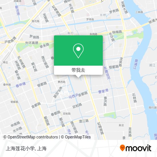 上海莲花小学地图