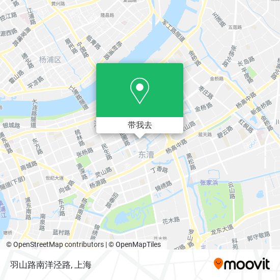 羽山路南洋泾路地图