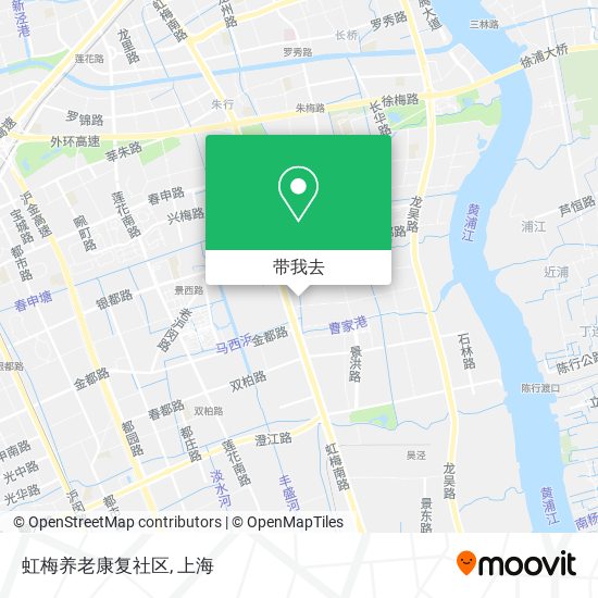 虹梅养老康复社区地图